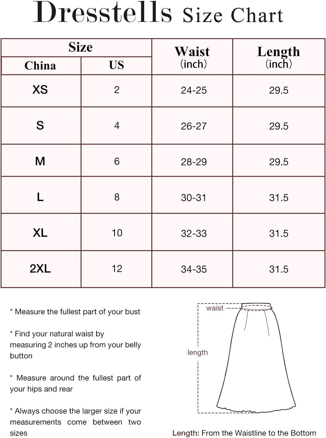 Pleated Midi Skirts for Women Midi Length High Waist A-Line Skirt