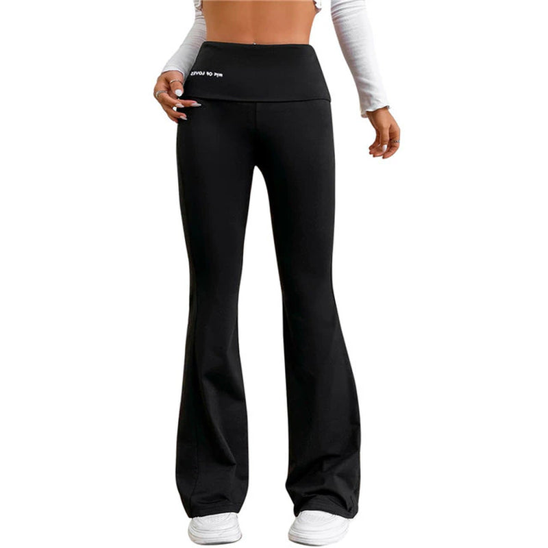 Women Micro Flared Shark Pants Leggings Slim Yoga Pants Women High Waist Wide Leg Pants Gym Sports Flared Pants Dance Trousers